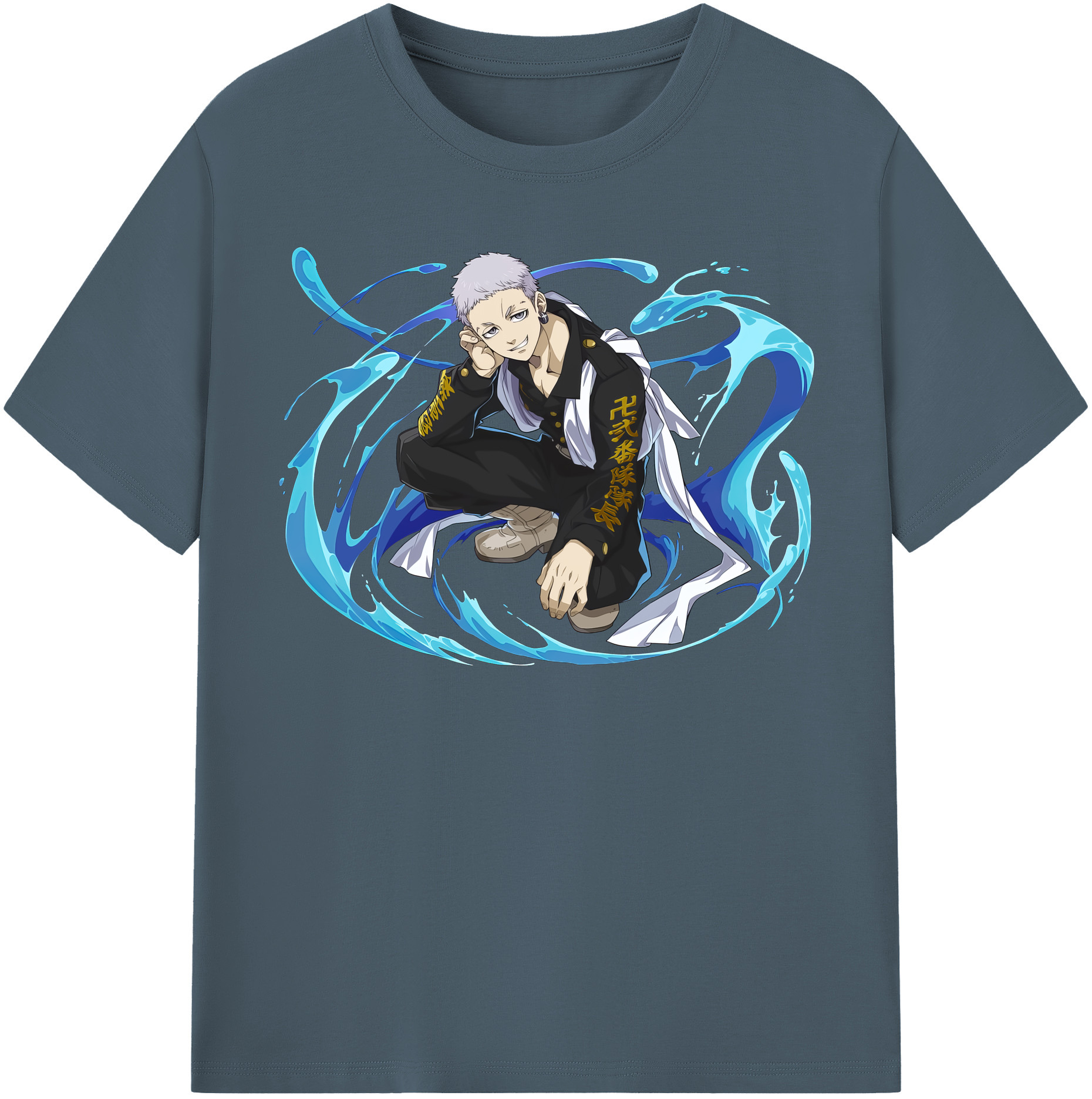 （画像用） 東京リベンジャーズ Tokyo Revengers 綿100％半袖Tシャツ（フロントプリント）